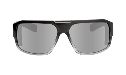 MEGA Safety - Polarized Silver Mirror Crystal - Safety Glasses - Bomber Eyewear - M114