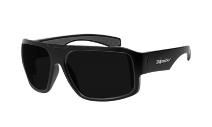MEGA Safety - Polarized Smoke Black - Safety Glasses - Bomber Eyewear - M111