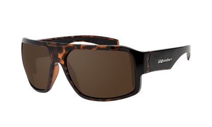 MEGA Safety - Polarized Tortoise - Safety Glasses - Bomber Eyewear - M112