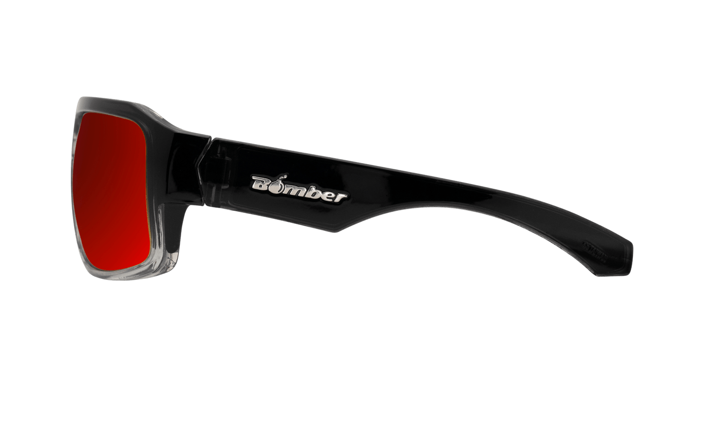 MEGA Safety - Red Mirror Crystal - Safety Glasses - Bomber Eyewear - M104RM