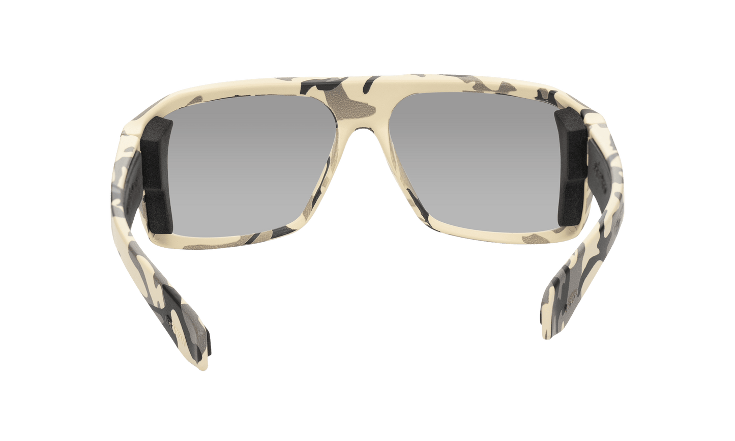 MEGA Safety - Smoke Camo - Safety Glasses - Bomber Eyewear - M106S