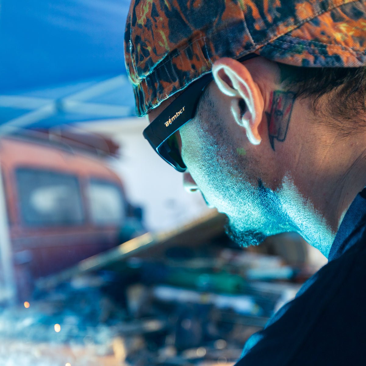 MEGA Safety - T5 Torch Cutter - Safety Glasses - Bomber Eyewear - MT5