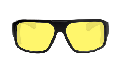 MEGA Safety - Yellow - Safety Glasses - Bomber Eyewear - M102