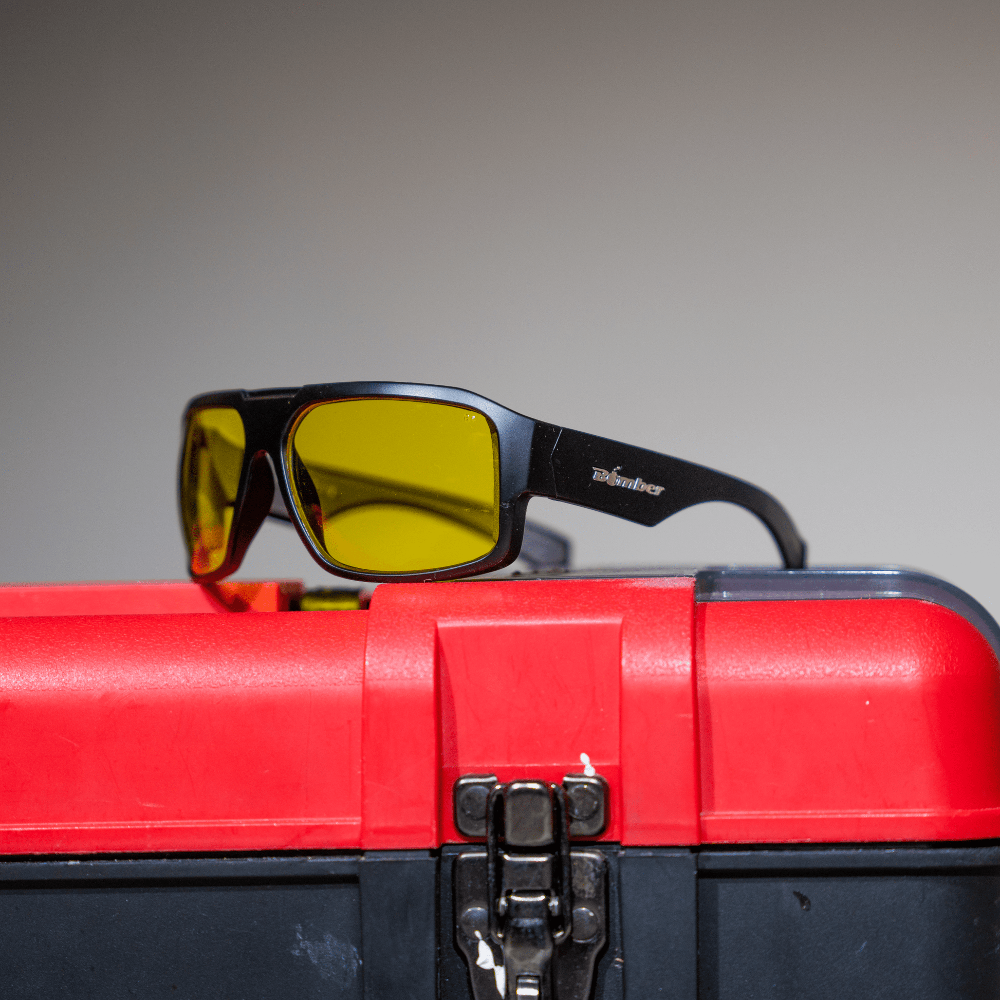 Mega Bomber Yellow Lens Safety Glasses | Bomber Eyewear Mega Bomber Yellow Lens Safety Glasses | Bomber Eyewear