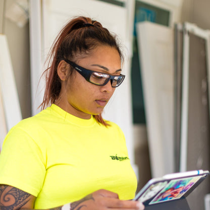 PIPE Safety - Clear Anti - fog - Safety Glasses - Bomber Eyewear - PB101AF