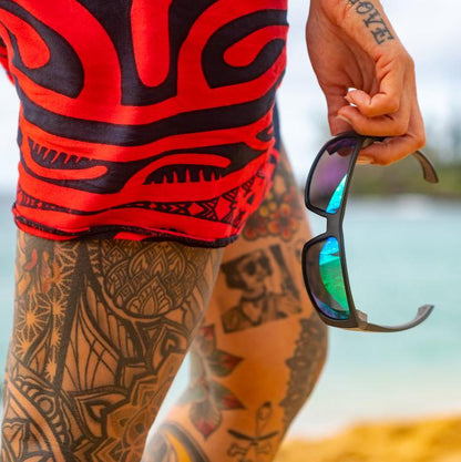 PIPE Safety - Green Mirror - Safety Glasses - Bomber Eyewear - PB103GM