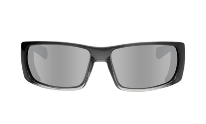 PIPE Safety - Polarized Silver Mirror Crystal - Safety Glasses - Bomber Eyewear - PB114