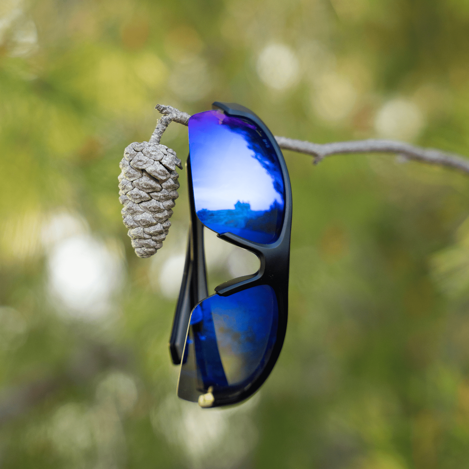 REGGIE Safety - Polarized Blue Mirror - Safety Glasses - Bomber Eyewear - RG111BM