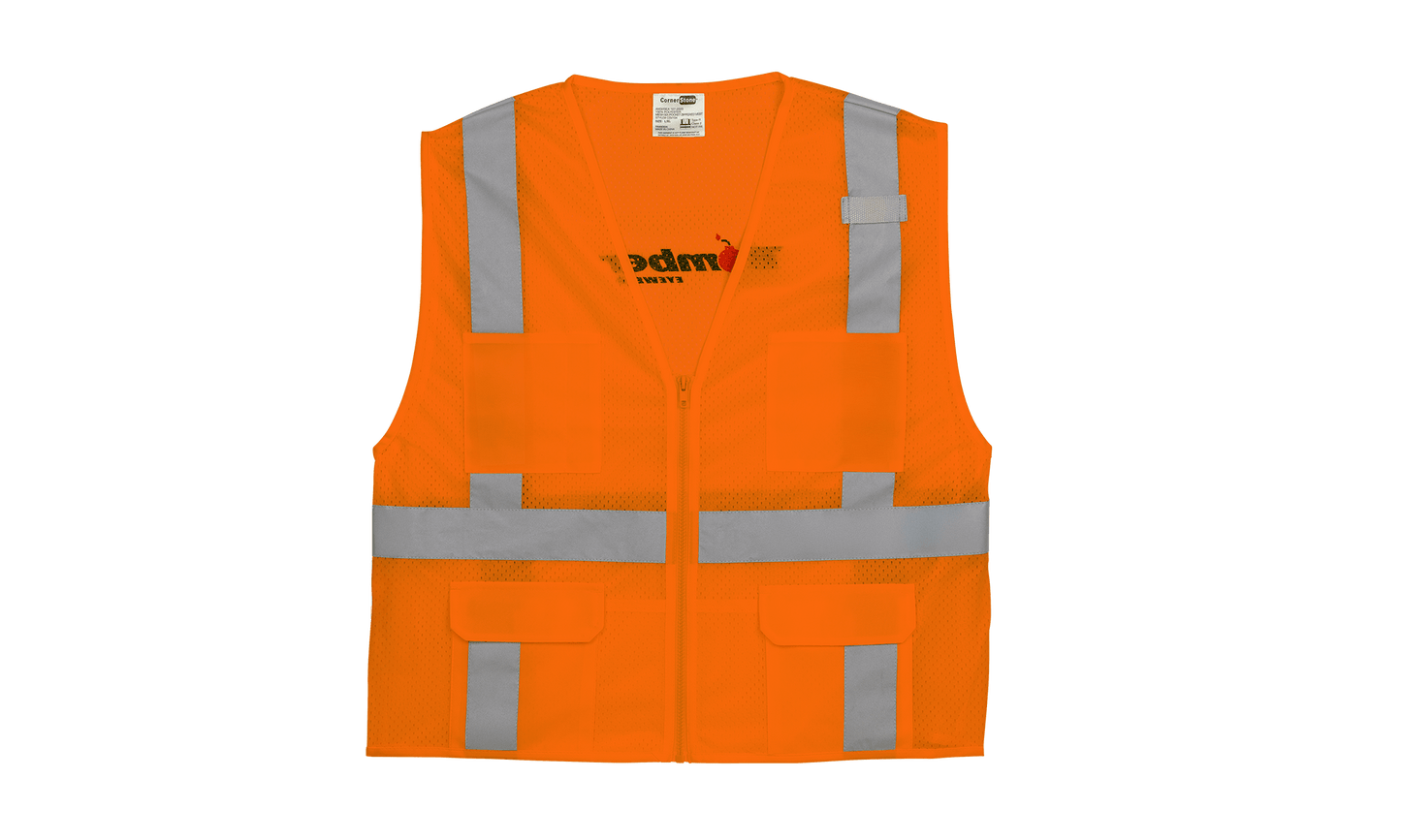 SAFETY ORANGE VEST - Bomber Eyewear - VEST-SAFETY-ORANGE-S-M