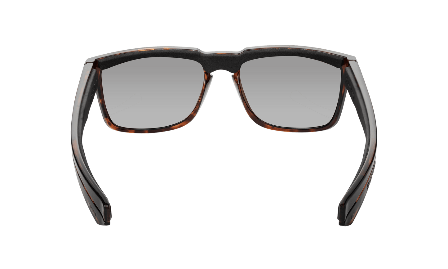 SMART - Polarized Ice Blue Mirror Tortoise - Sunglasses - Bomber Eyewear - SM112ICE