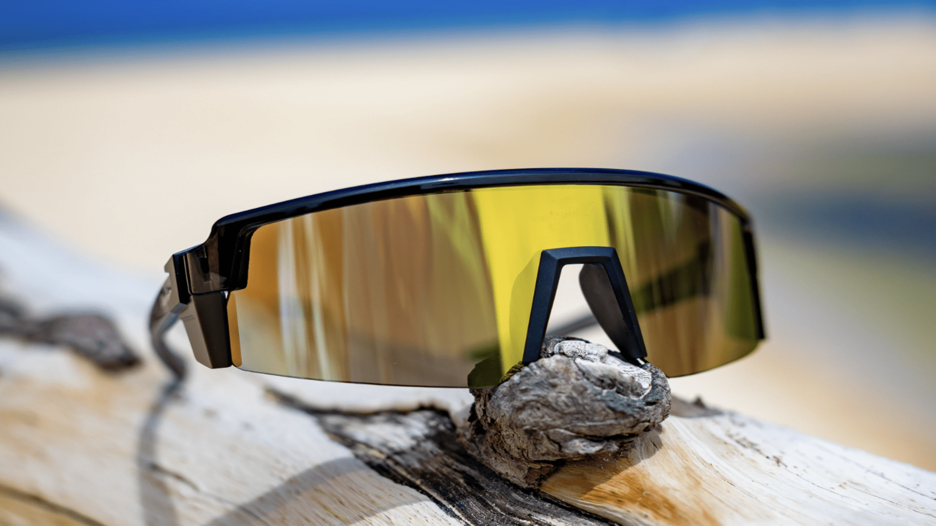 SMOKE Bomb Safety - Gold Mirror - Safety Glasses - Bomber Eyewear - SMK103GLD