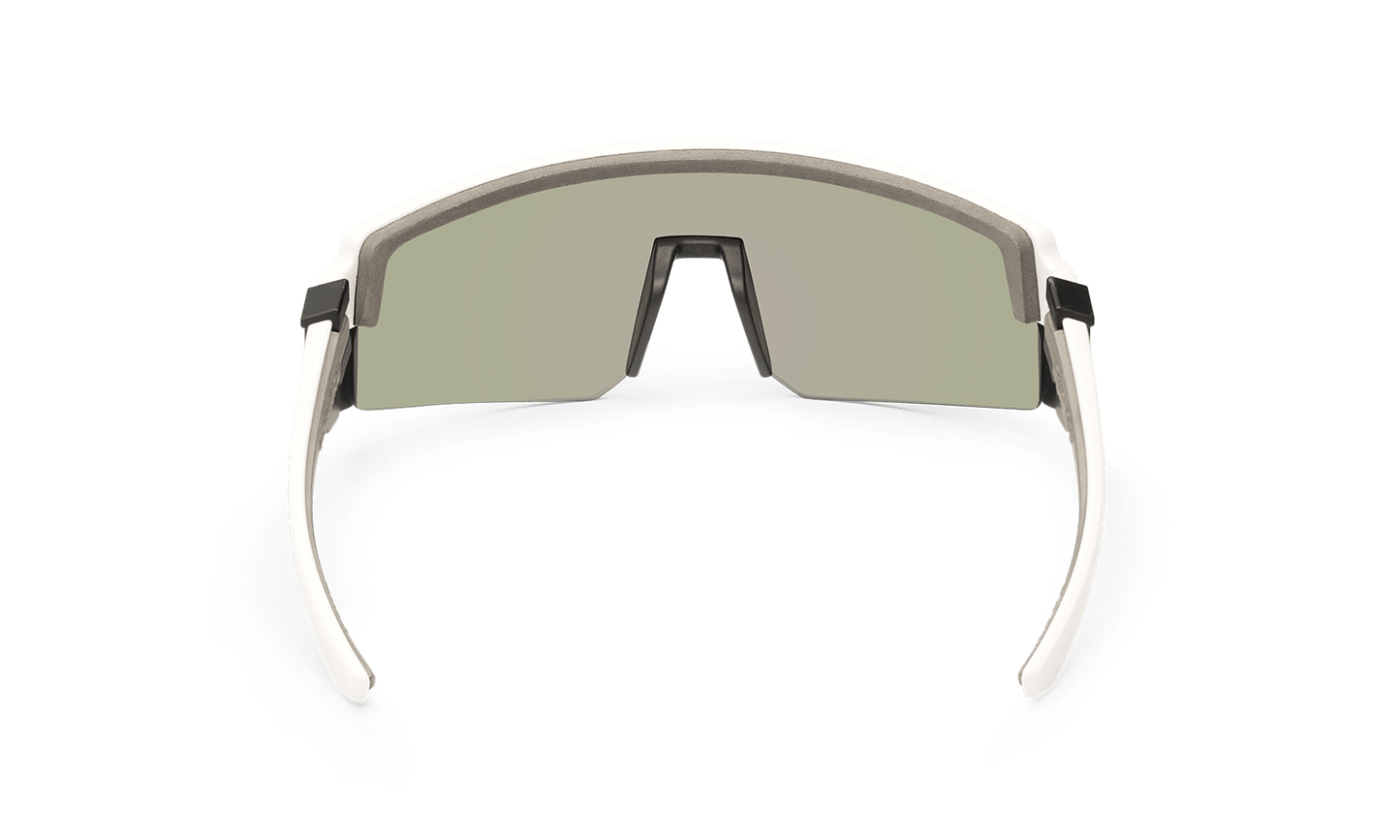 SMOKE Bomb Safety - Polarized Rose Gold Pink Mirror White - Safety Glasses - Bomber Eyewear - SMK115PM