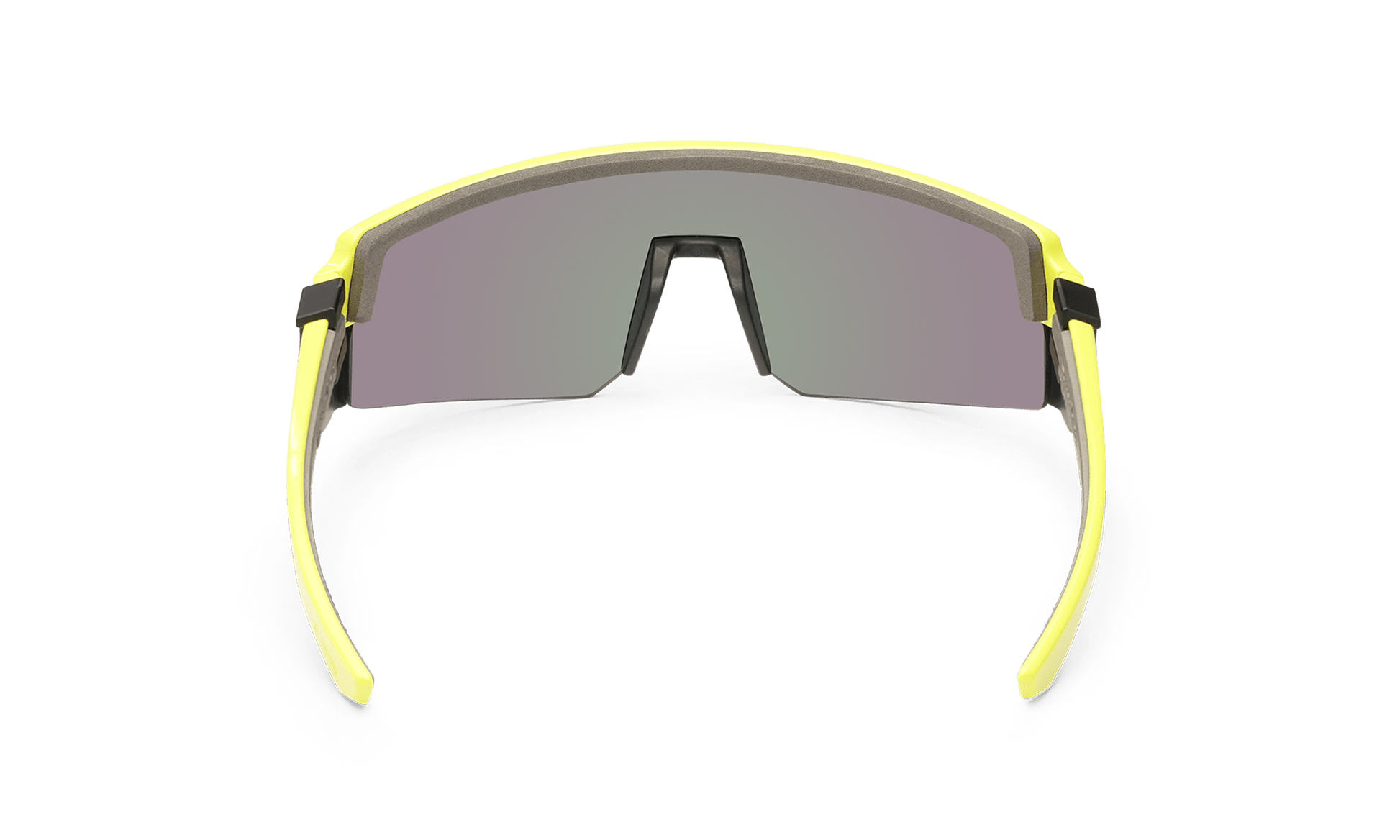 SMOKE Bomb Safety - Red Mirror Hi Vis Yellow - Safety Glasses - Bomber Eyewear - SMK108RM