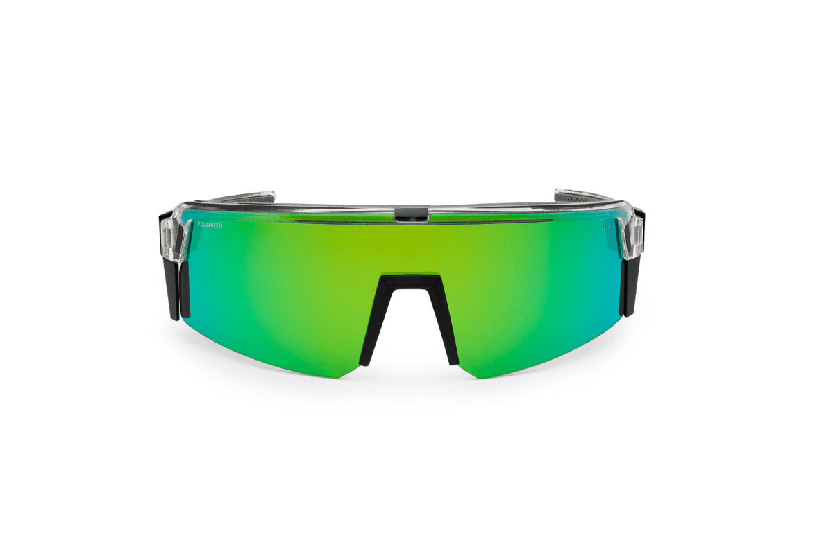 SMOKE Bomb Safety - Smoke Green Polarized - Bomber Eyewear - SMK114GM
