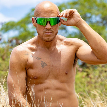 SMOKE Bomb Safety - Smoke Green Polarized - Safety Glasses - Bomber Eyewear - SMK114GM