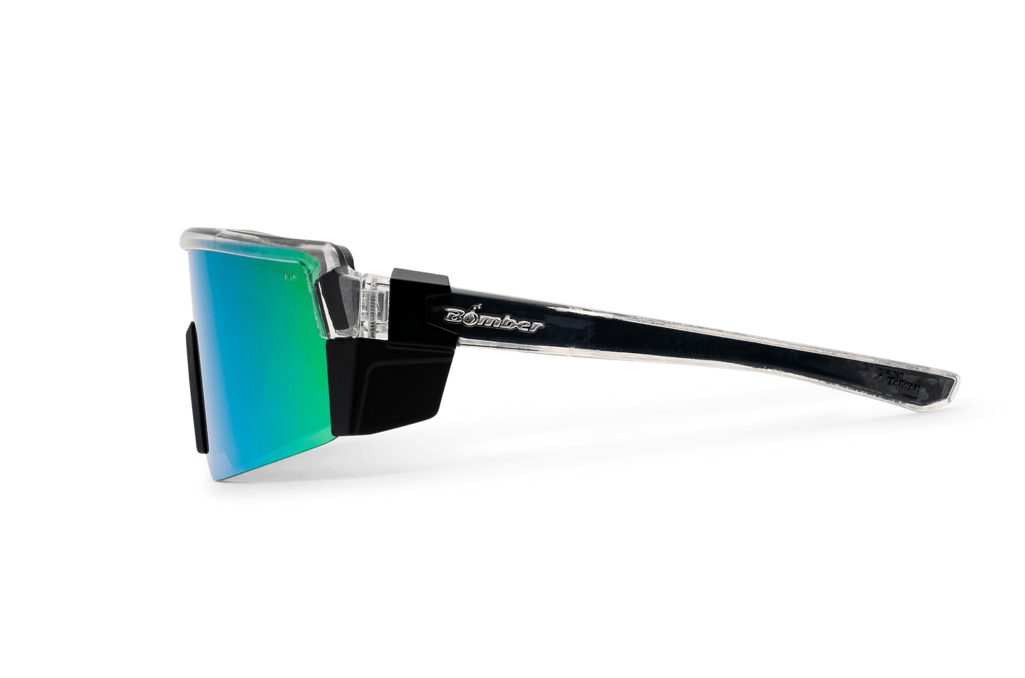 SMOKE Bomb Safety - Smoke Green Polarized - Safety Glasses - Bomber Eyewear - SMK114GM