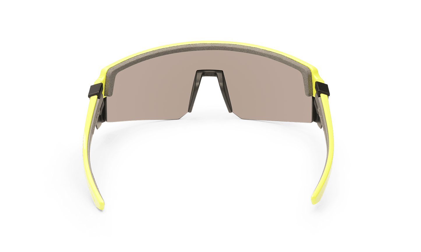 SMOKE Bomb Safety - Smoke Hi Vis Yellow - Safety Glasses - Bomber Eyewear - SMK108