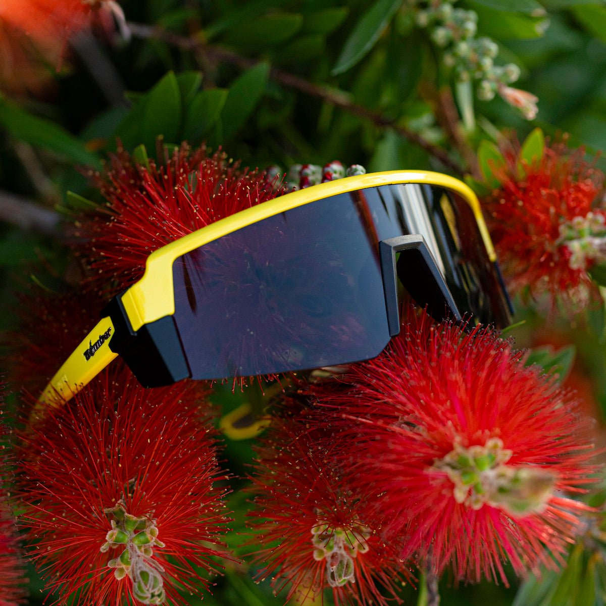 SMOKE Bomb Safety - Smoke Hi Vis Yellow - Safety Glasses - Bomber Eyewear - SMK108