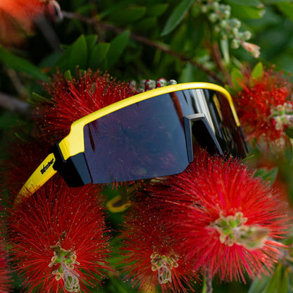 SMOKE Bomb Safety - Smoke Hi Vis Yellow - Safety Glasses - Bomber Eyewear - SMK108