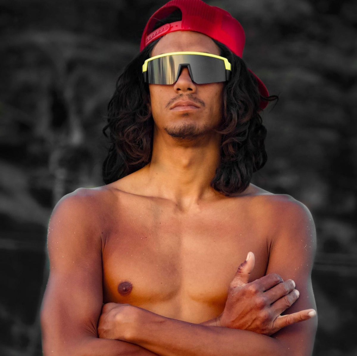 SMOKE Bomb Safety - Smoke Hi Vis Yellow - Safety Glasses - Bomber Eyewear - SMK108