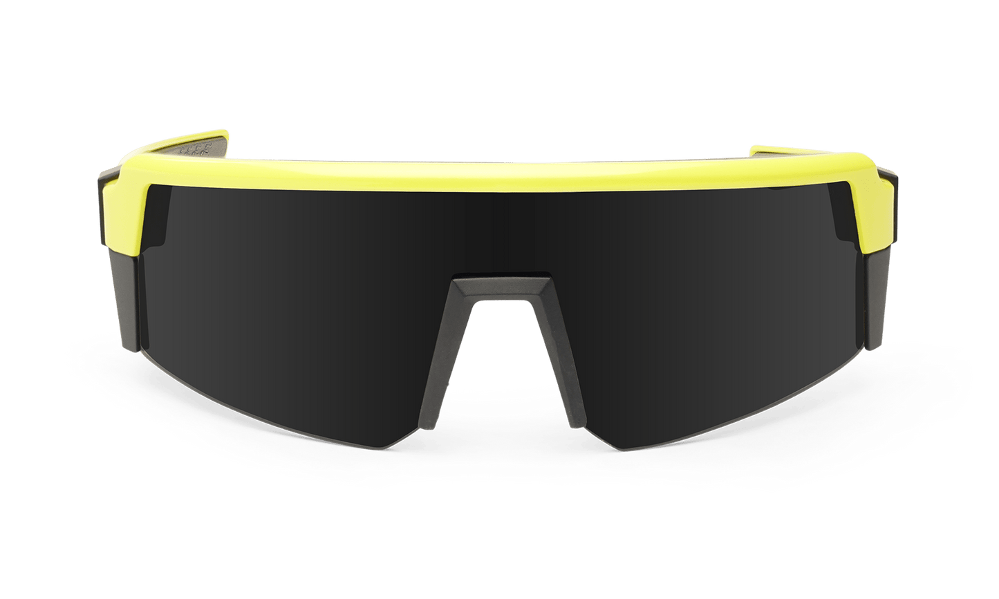 SMOKE Bomb Safety - Smoke Hi Vis Yellow - Safety Glasses - Bomber Eyewear - SMK108