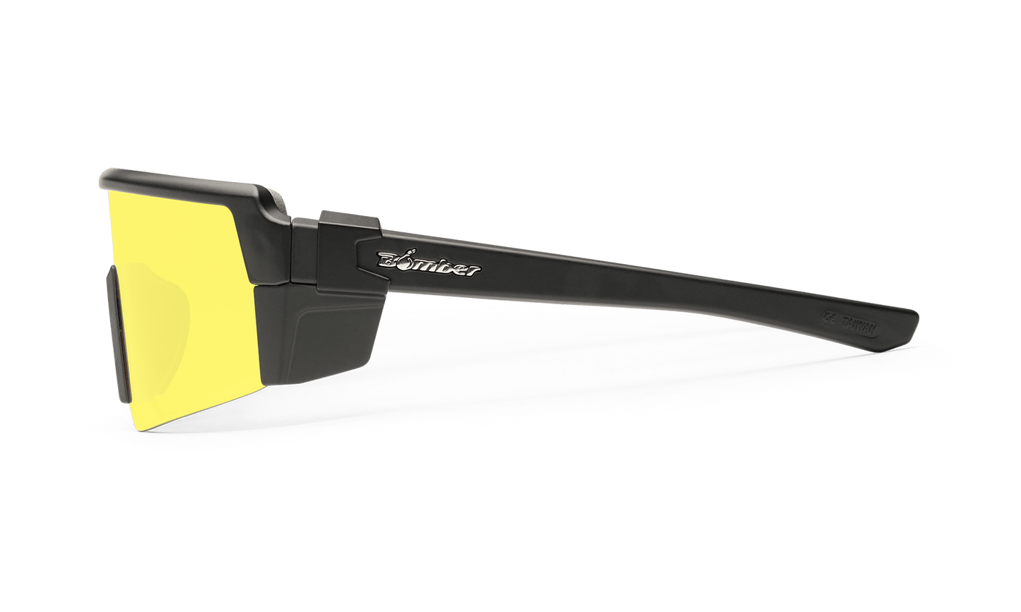 SMOKE Bomb Safety - Yellow - Safety Glasses - Bomber Eyewear - SMK102