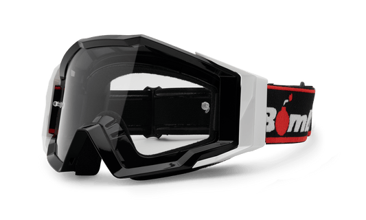 SPECTRO 151 - Black with Black Strap - Safety Glasses - Bomber Eyewear - SP151BB-Silver