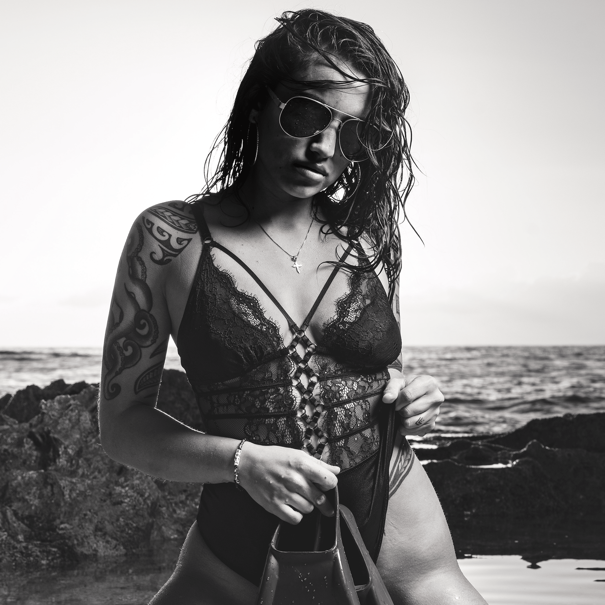 STRANGE - Polarized Silver Mirror - Sunglasses - Bomber Eyewear - S111M