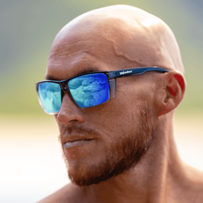 THERMO Bomb - Ice Blue Mirror Crystal - Safety Glasses - Bomber Eyewear - TH104ICE