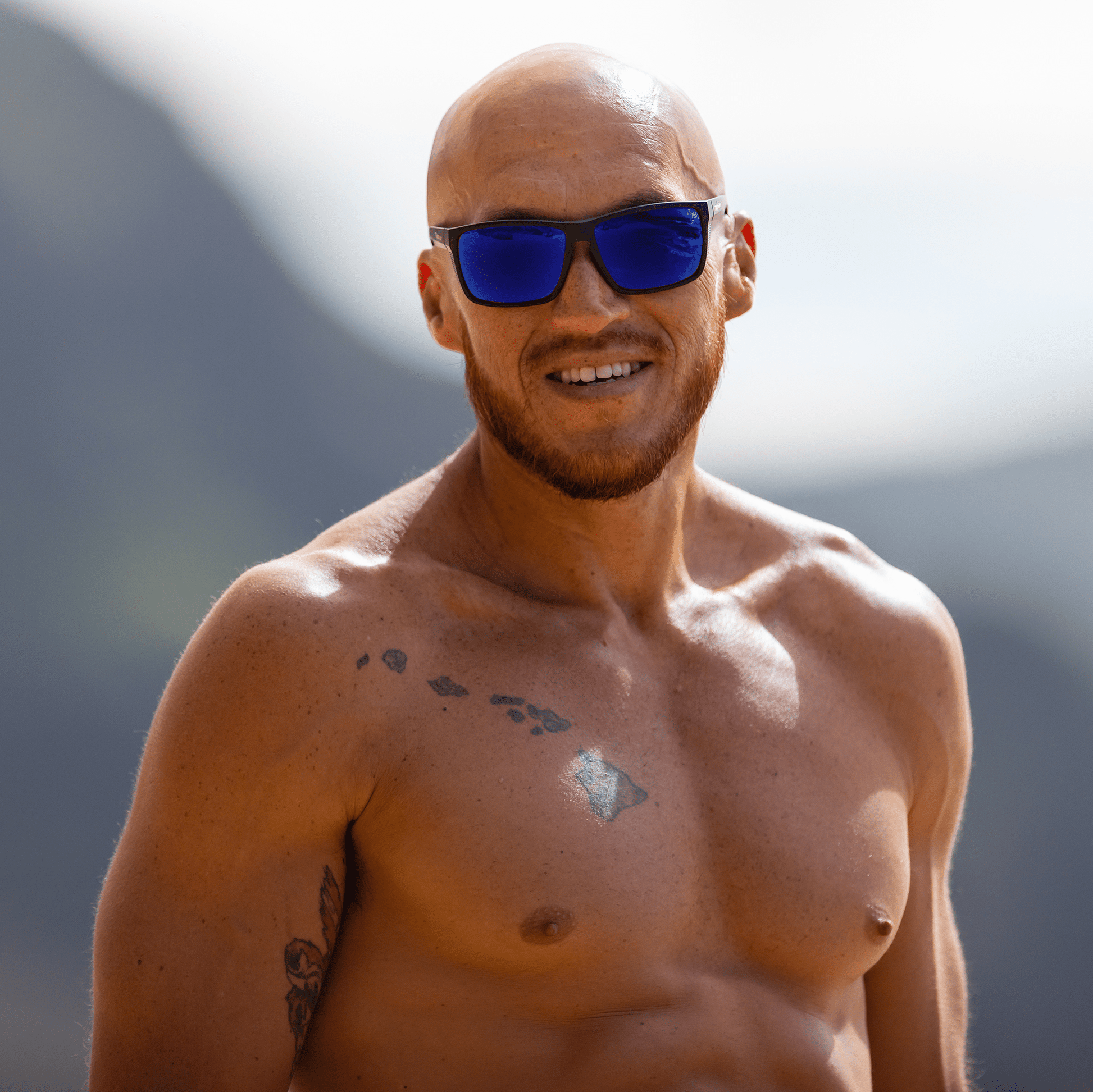 THERMO Bomb - Polarized Blue Mirror - Safety Glasses - Bomber Eyewear - TH111BM