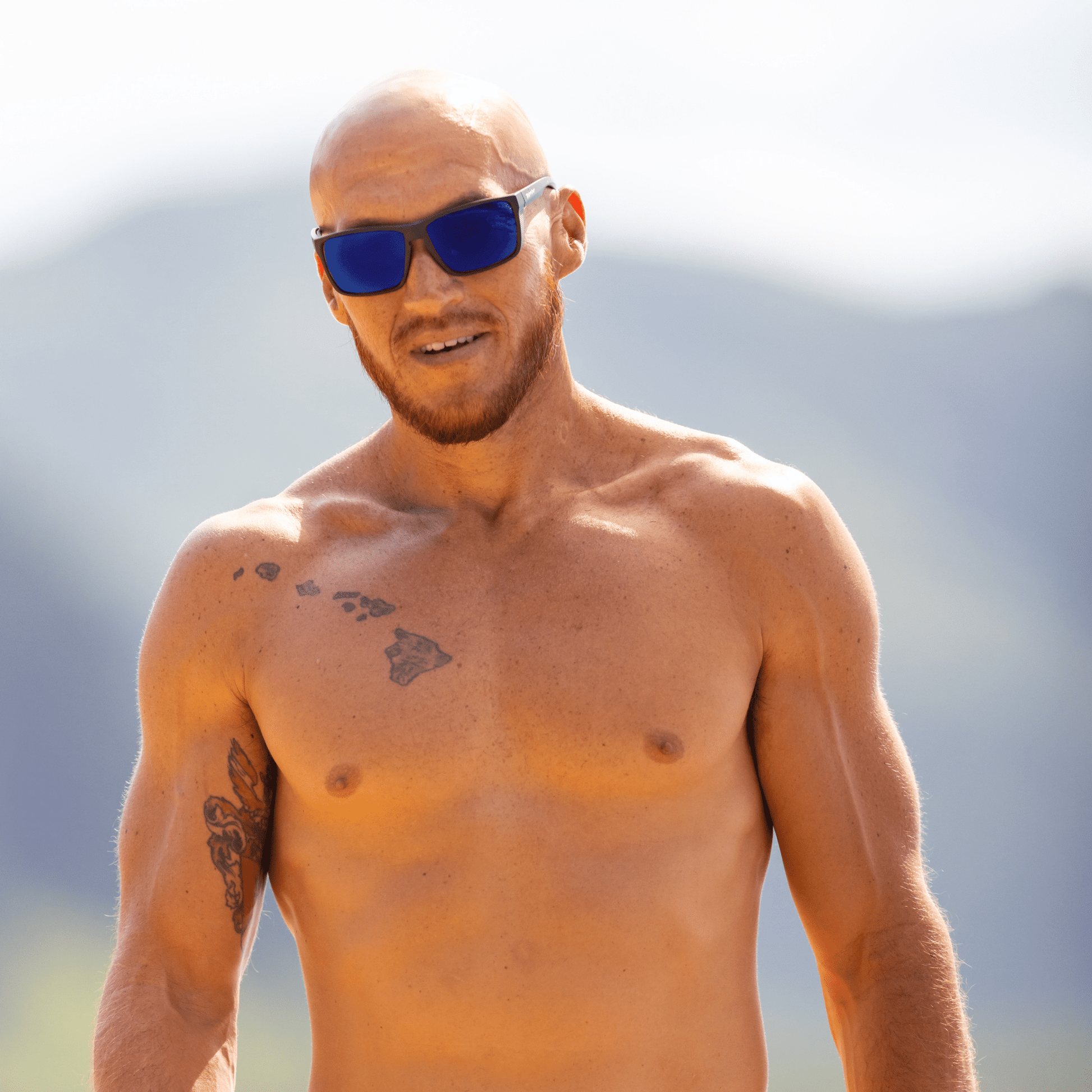 THERMO Bomb - Polarized Blue Mirror - Safety Glasses - Bomber Eyewear - TH111BM