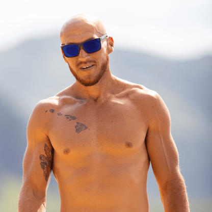 THERMO Bomb - Polarized Blue Mirror - Safety Glasses - Bomber Eyewear - TH111BM