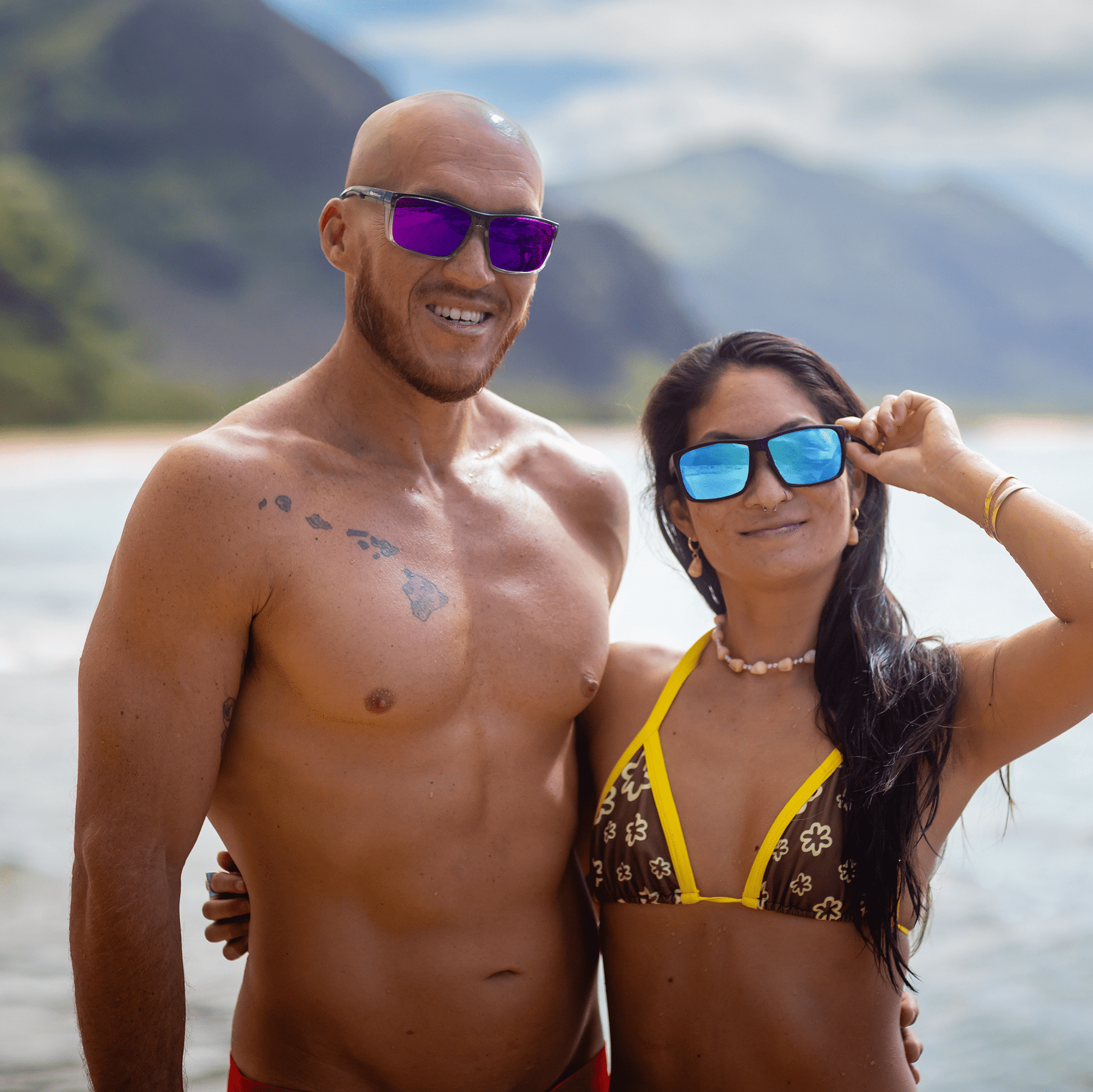 THERMO Bomb - Polarized Revo Pink Mirror Crystal - Safety Glasses - Bomber Eyewear - TH114PNK