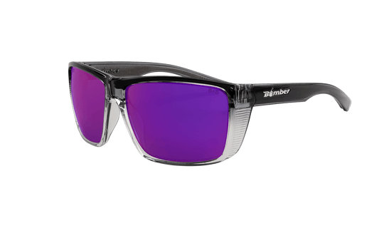 THERMO Bomb - Polarized Revo Pink Mirror Crystal - Safety Glasses - Bomber Eyewear - TH114PNK