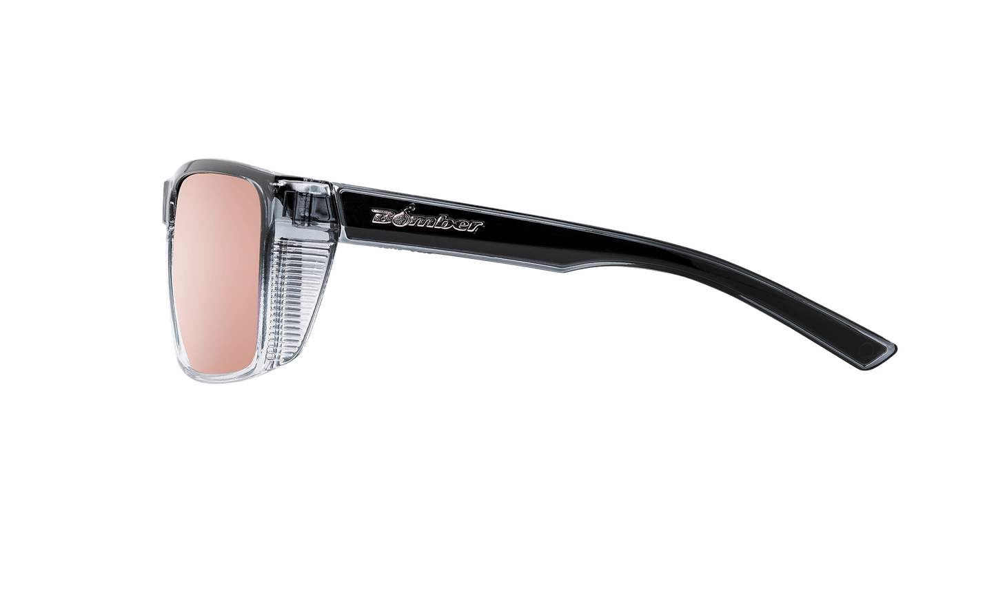 THERMO Bomb - Polarized Rose Pink Mirror Crystal - Bomber Eyewear - TH114PM
