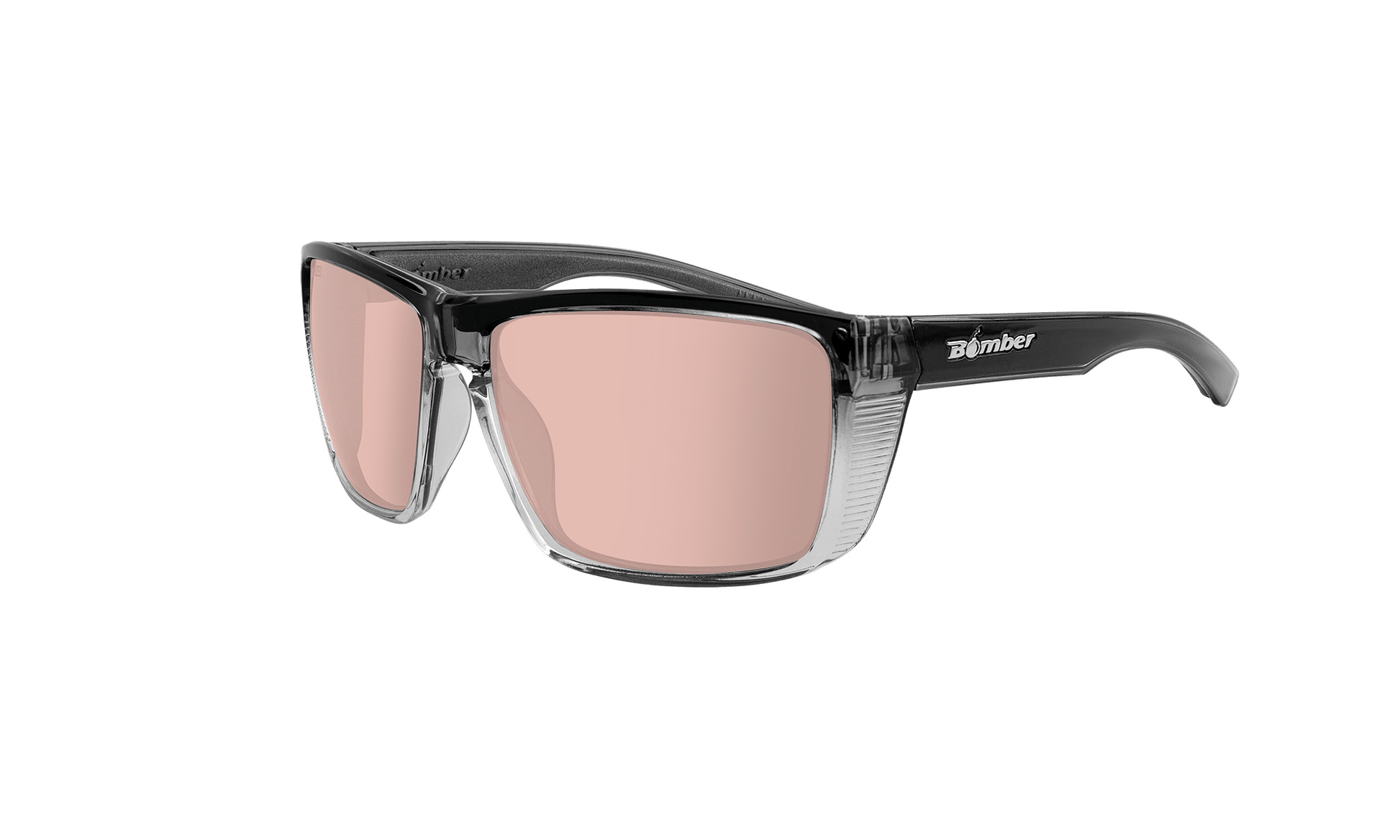 THERMO Bomb - Polarized Rose Pink Mirror Crystal - Bomber Eyewear - TH114PM
