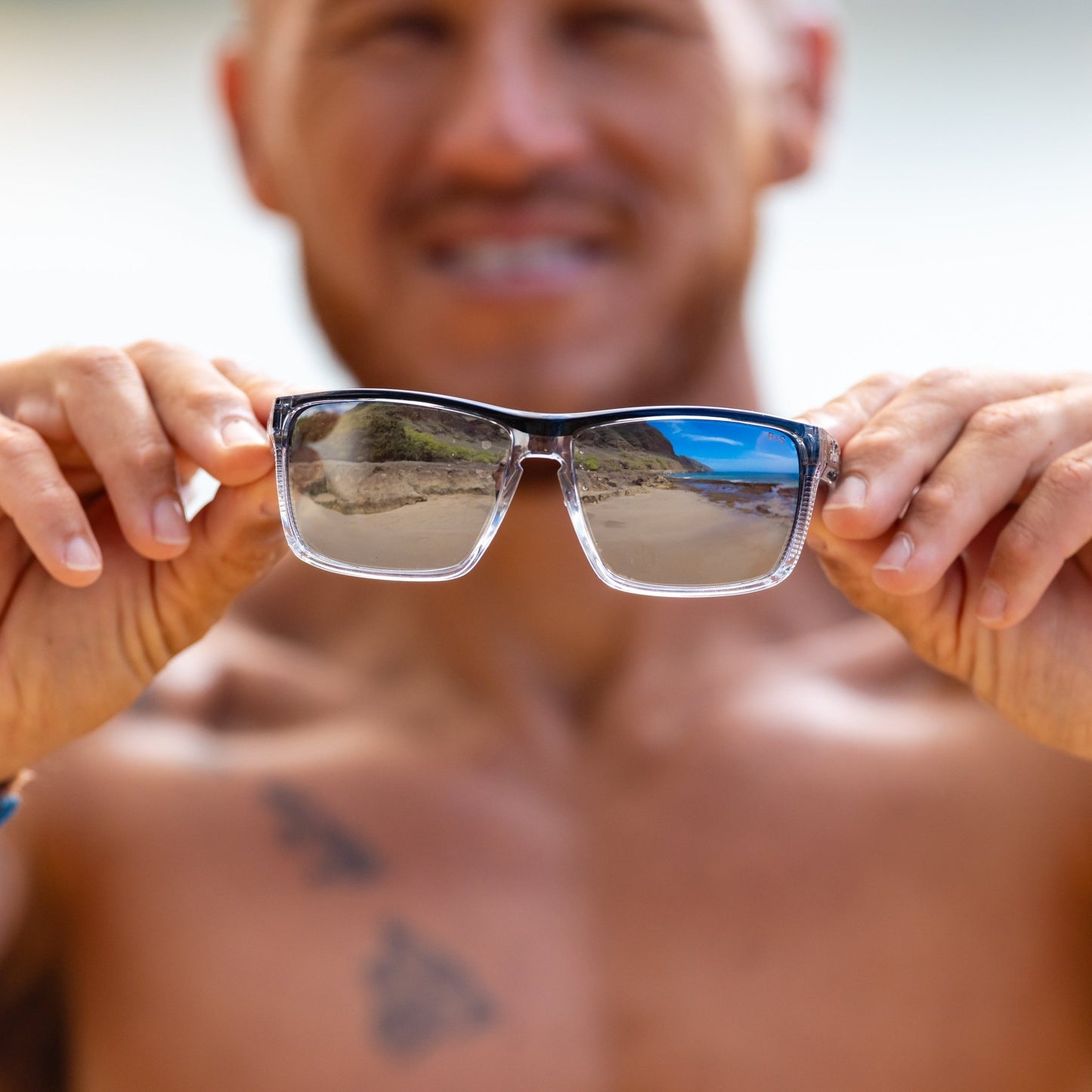 THERMO Bomb - Polarized Silver Mirror Crystal - Safety Glasses - Bomber Eyewear - TH114