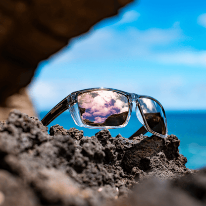 THERMO Bomb Safety - Polarized Rose Pink Mirror Crystal - Safety Glasses - Bomber Eyewear - TH114PM