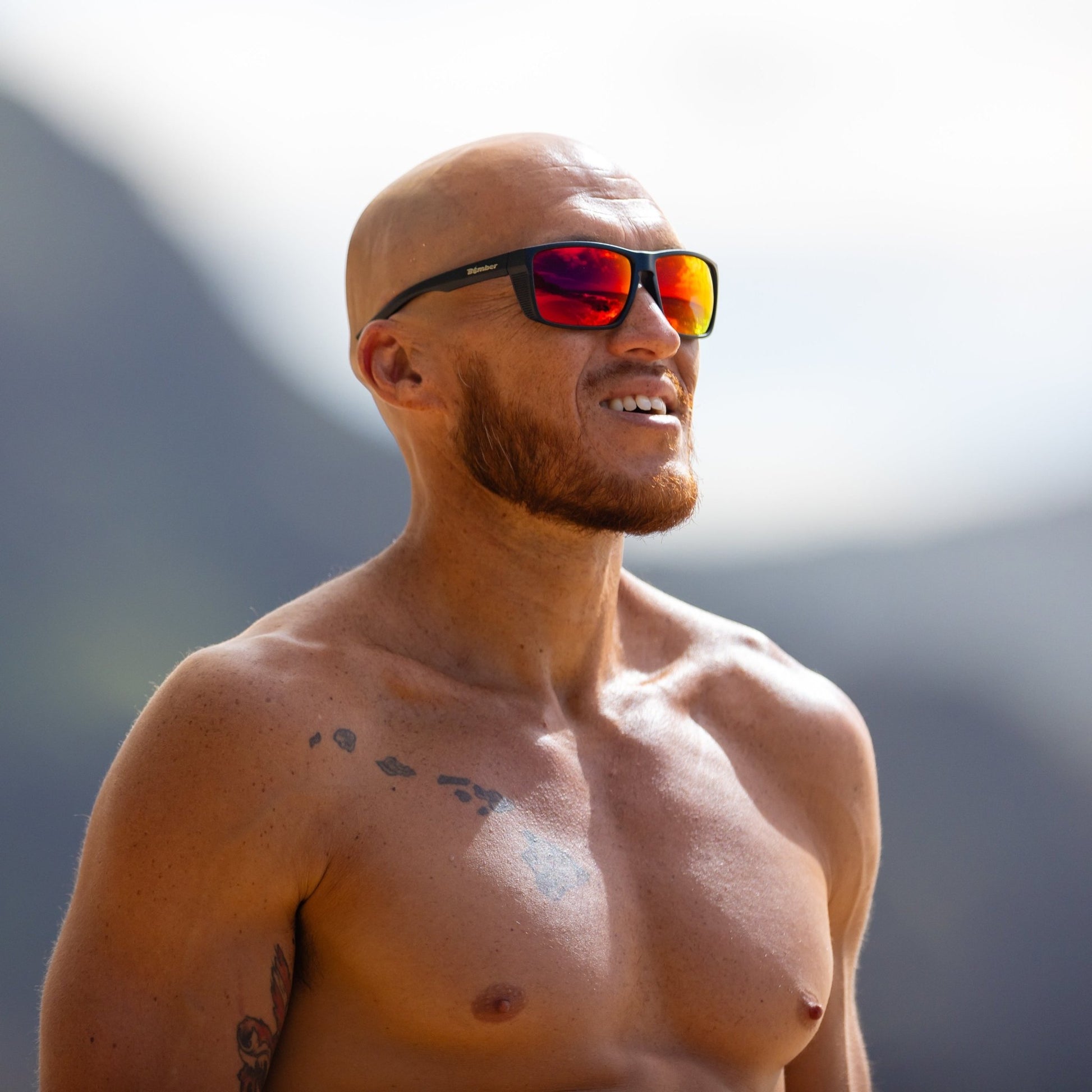 THERMO Bomb Safety - Red Mirror - Safety Glasses - Bomber Eyewear - TH103RM