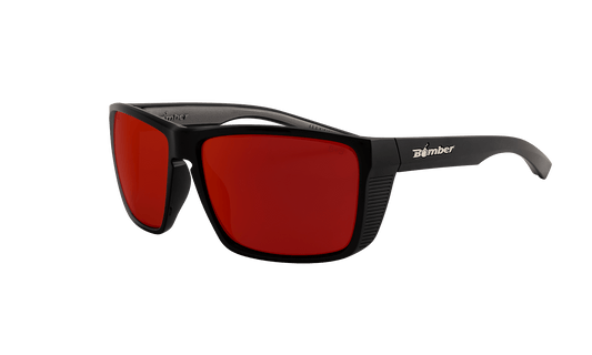 THERMO Bomb Safety - Red Mirror - Safety Glasses - Bomber Eyewear - TH103RM
