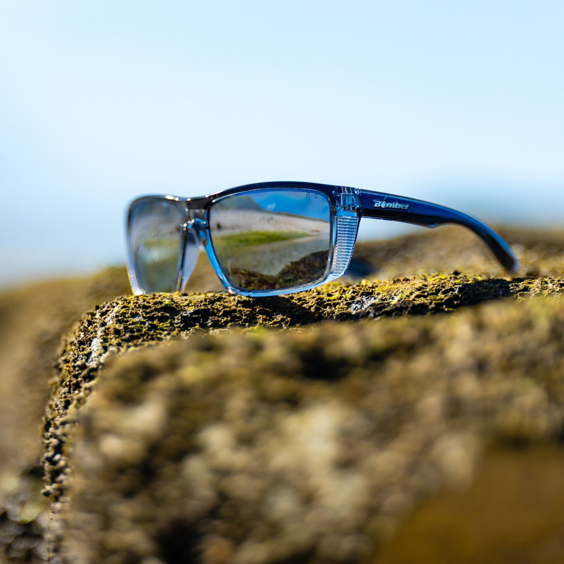 THERMO Bomb Safety - Silver Mirror Crystal - Safety Glasses - Bomber Eyewear - TH104