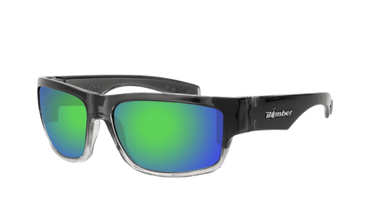 TIGER Safety - Green Mirror Crystal - Safety Glasses - Bomber Eyewear - TR104GM