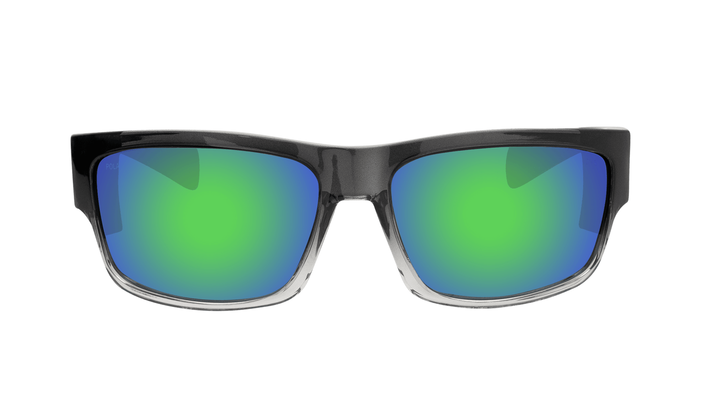 TIGER Safety - Green Mirror Crystal - Safety Glasses - Bomber Eyewear - TR104GM