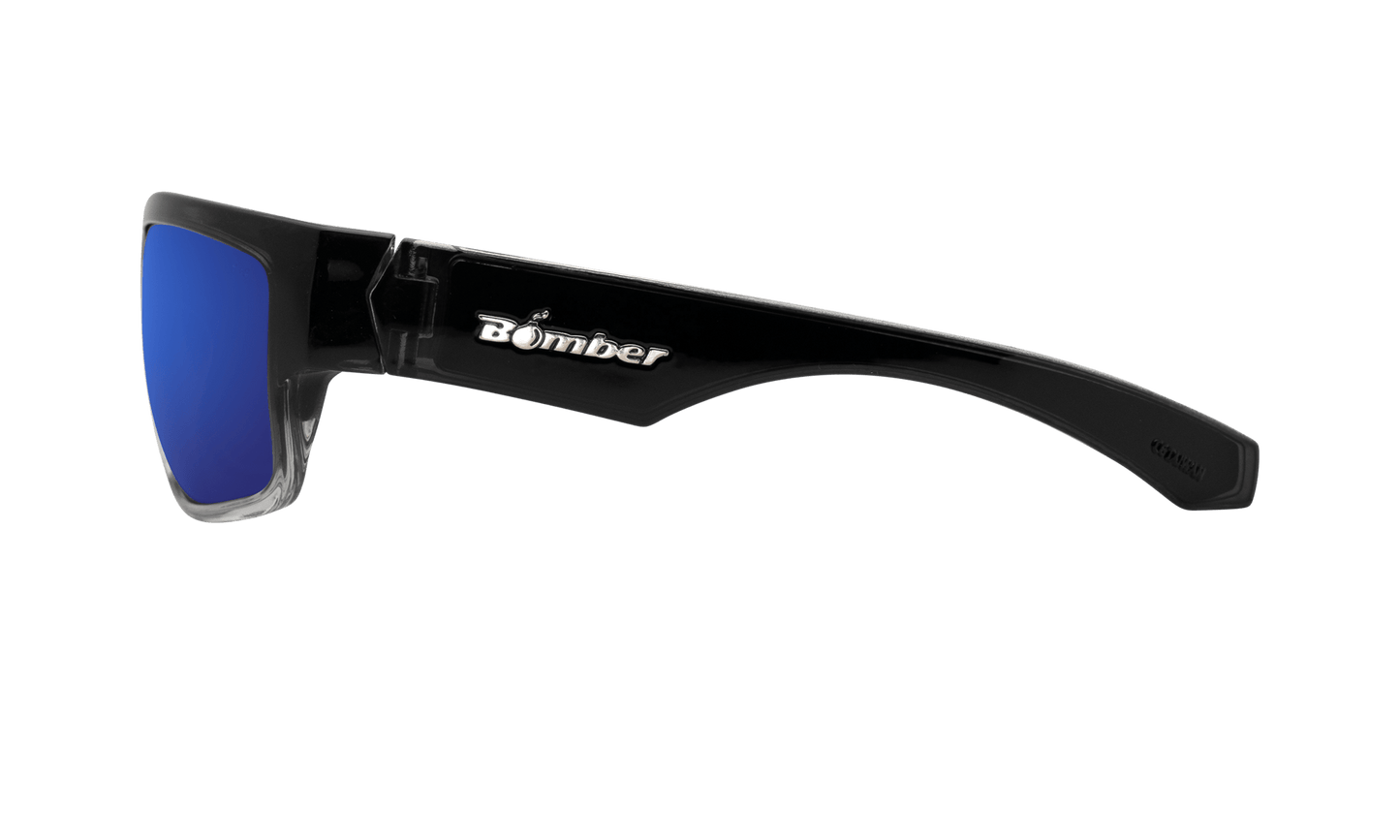 TIGER Safety - Polarized Blue Mirror Crystal - Sunglasses - Bomber Eyewear - TR114BM