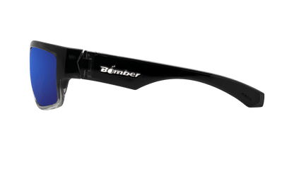 TIGER Safety - Polarized Blue Mirror Crystal - Sunglasses - Bomber Eyewear - TR114BM