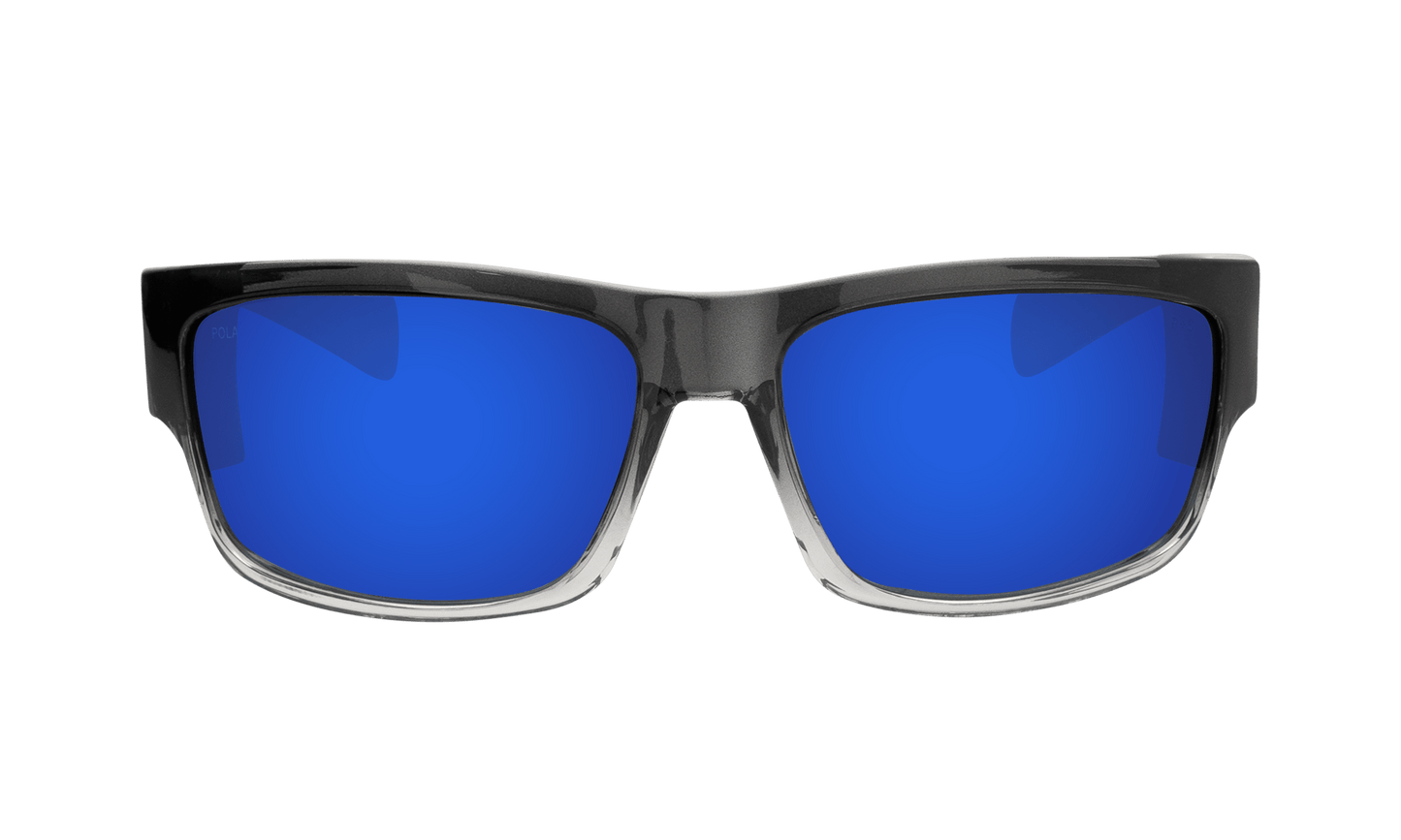 TIGER Safety - Polarized Blue Mirror Crystal - Sunglasses - Bomber Eyewear - TR114BM