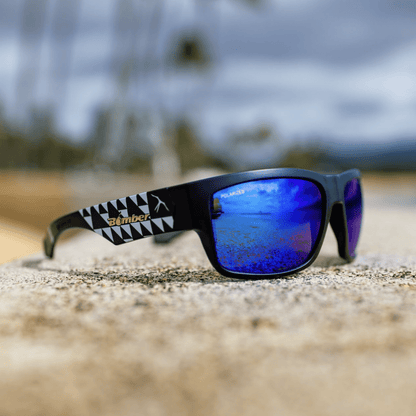 TIGER Safety - Polarized Blue Mirror Mana Series - Safety Glasses - Bomber Eyewear - TR111BMM
