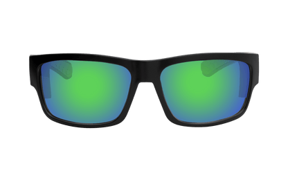 TIGER Safety - Polarized Green Mirror - Safety Glasses - Bomber Eyewear - TR111GM