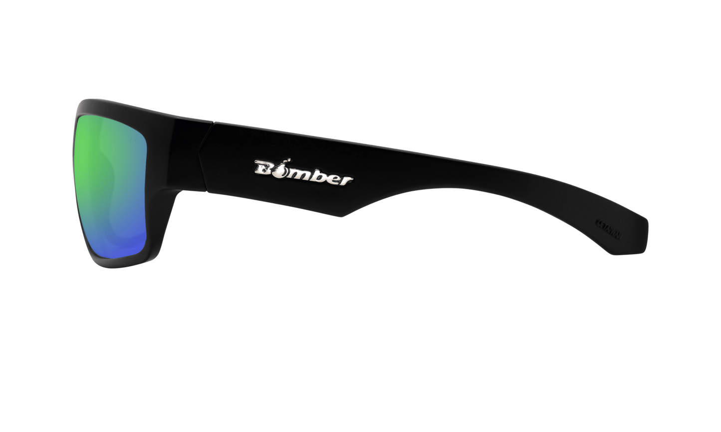 TIGER Safety - Polarized Green Mirror - Safety Glasses - Bomber Eyewear - TR111GM