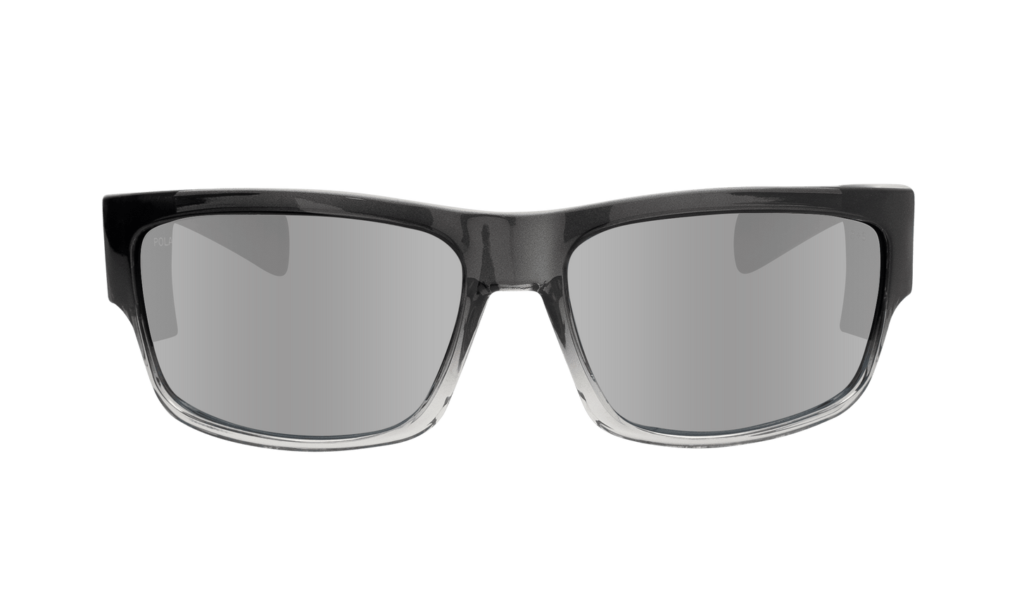 TIGER Safety - Polarized Silver Mirror Crystal - Safety Glasses - Bomber Eyewear - TR114